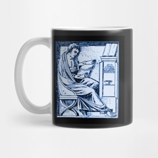 The Roman Reader Woodcut From a Sarcophagus of a Greek Physician Mug